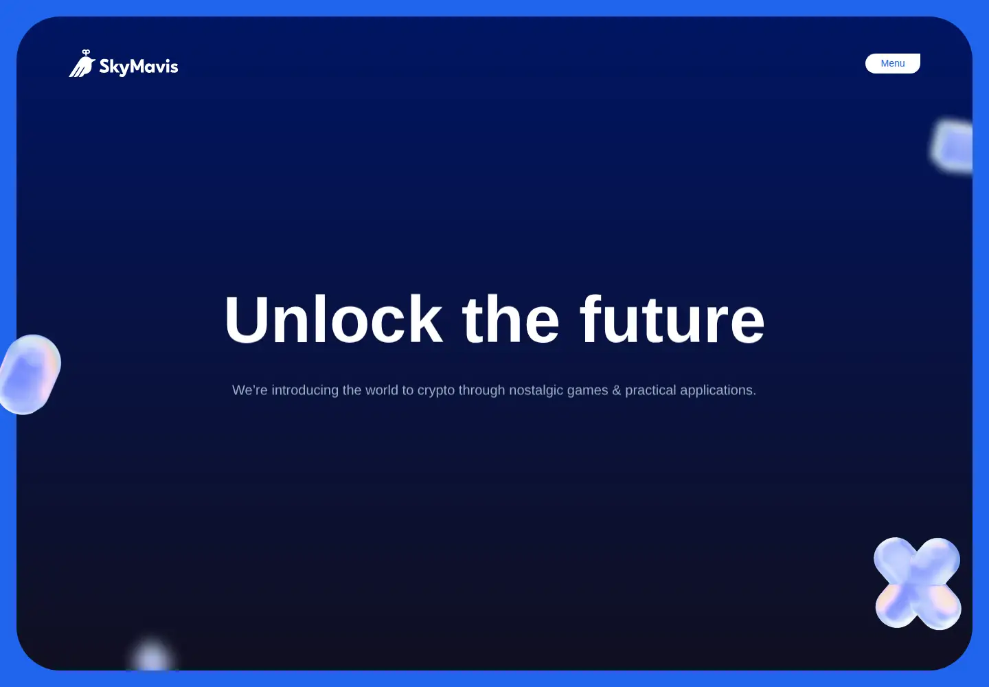 Screenshot of skymavis.com