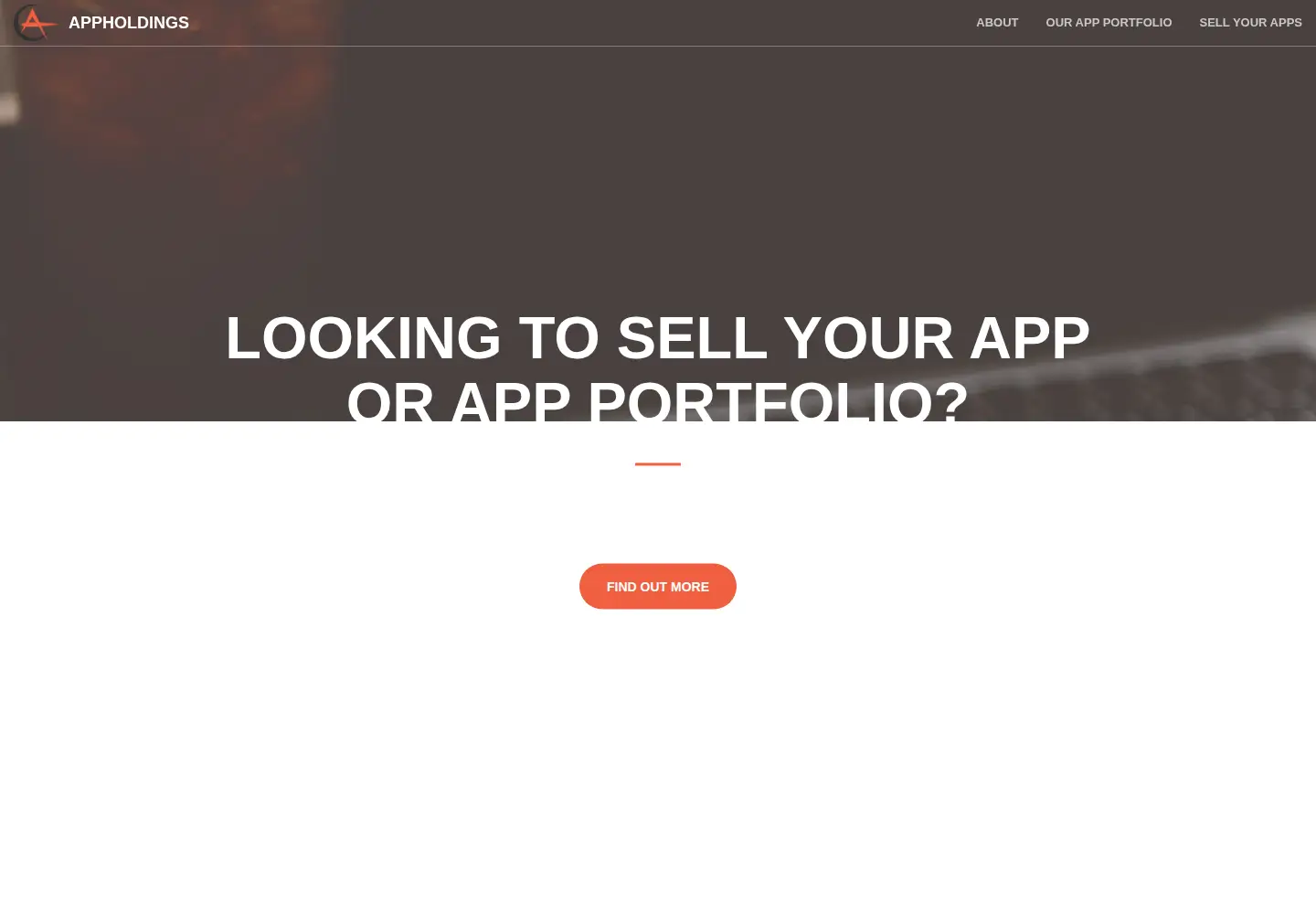 Screenshot of appholdings.org