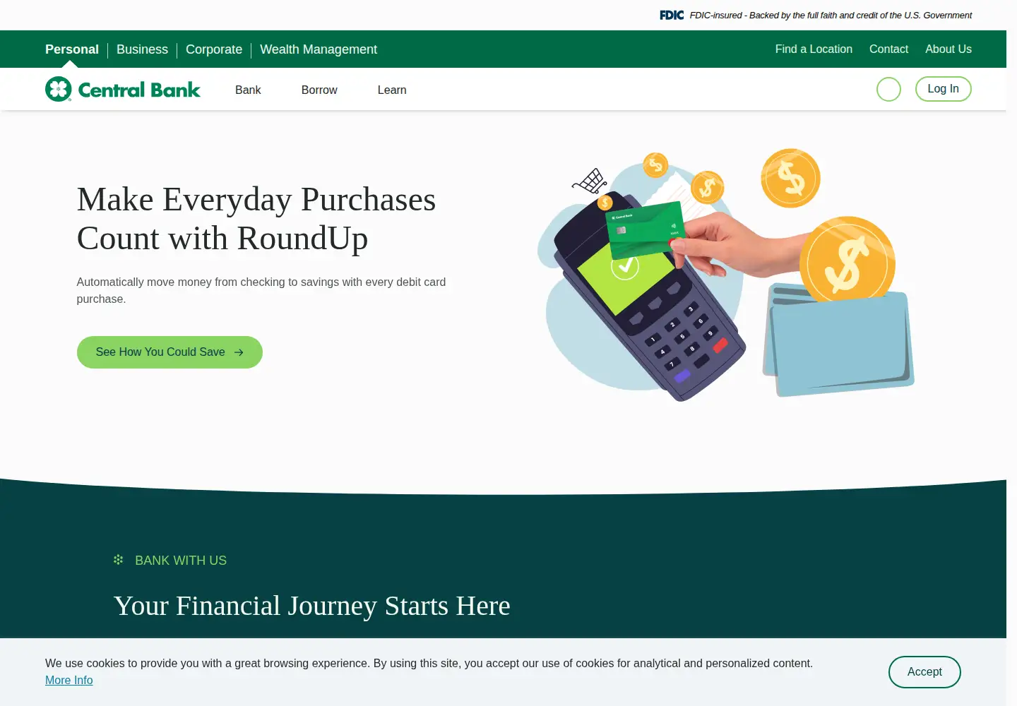 Screenshot of centralbank.net