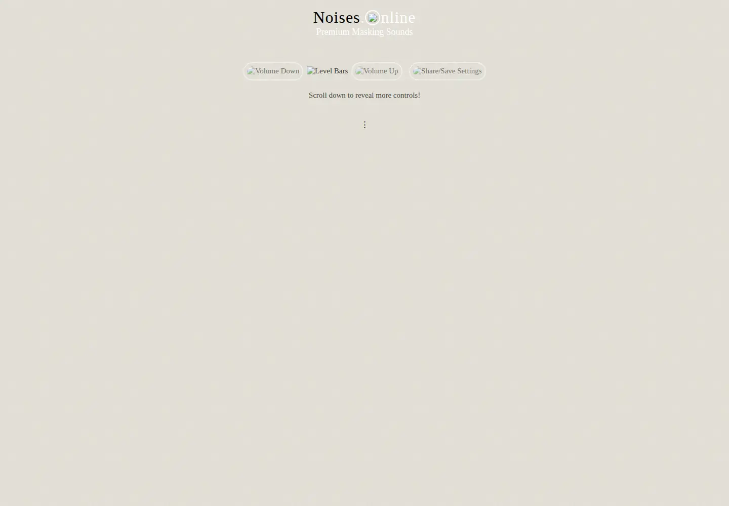 Screenshot of noises.online