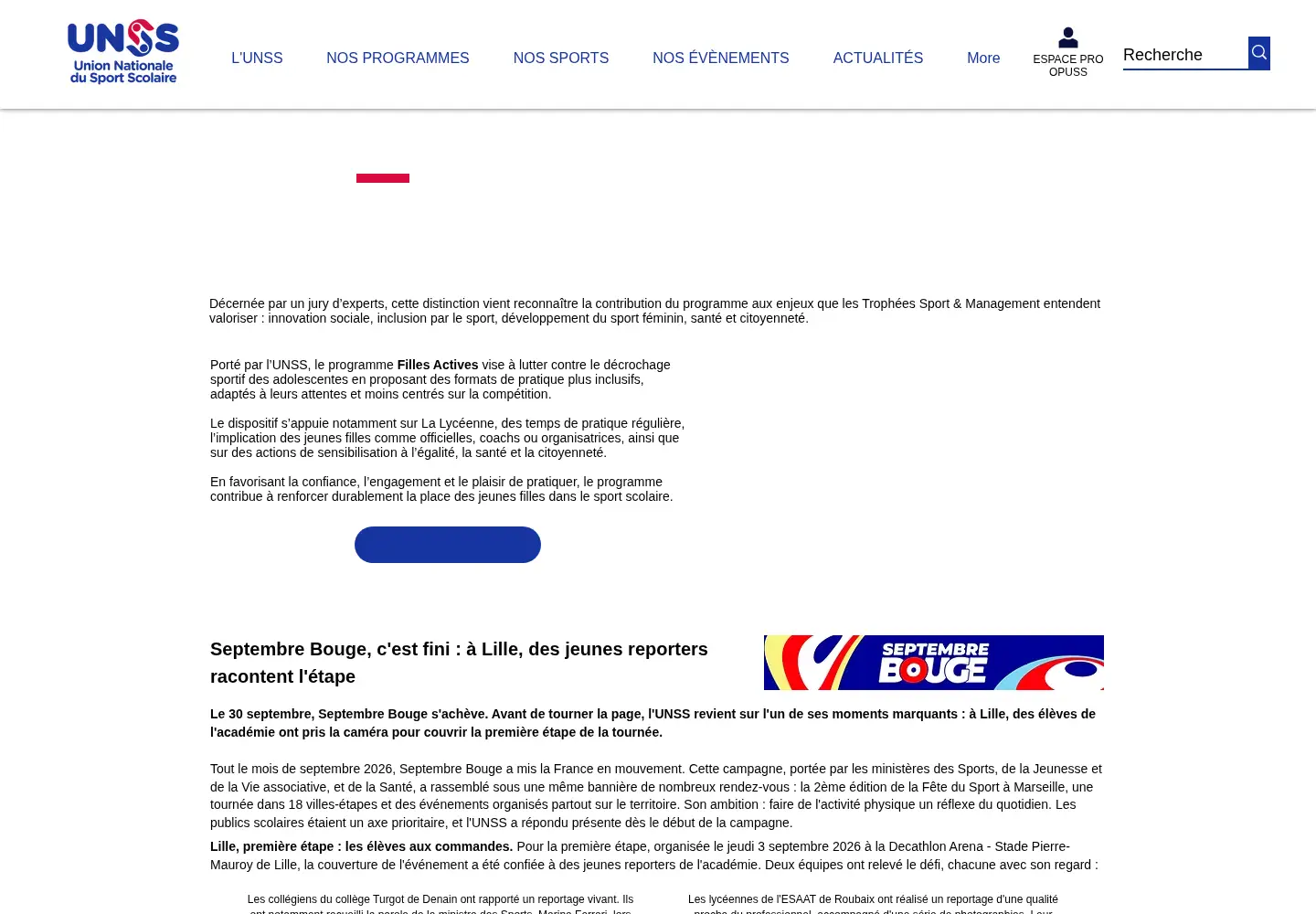 Screenshot of unss.org