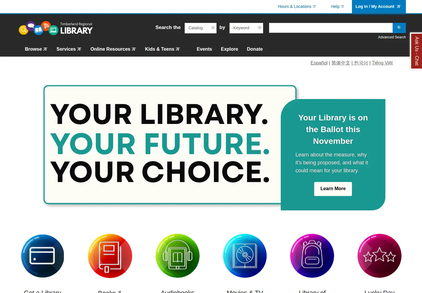 Screenshot of trl.org