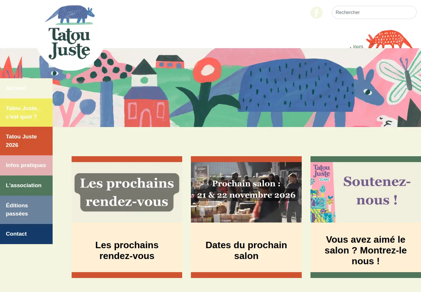 Screenshot of tatoujuste.org