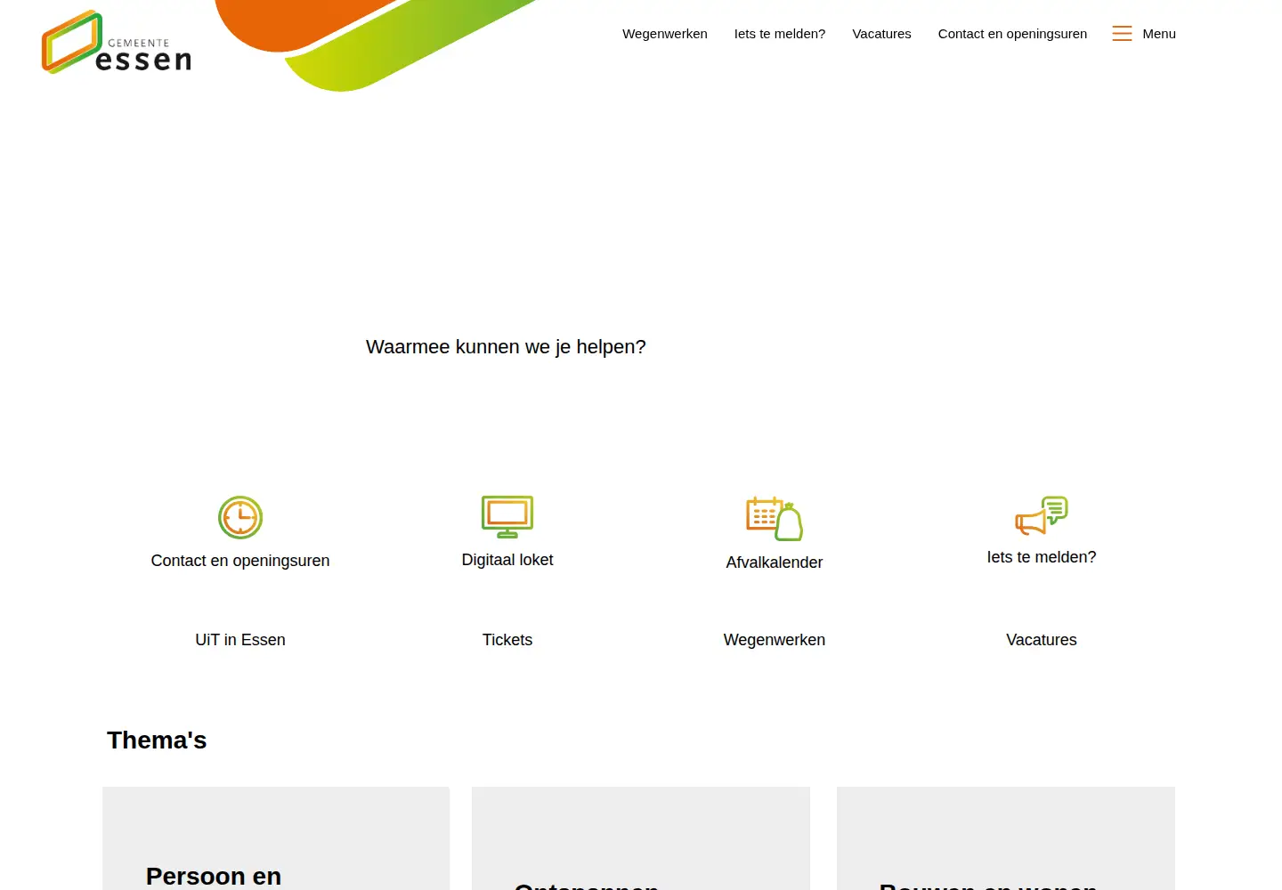 Screenshot of essen.be