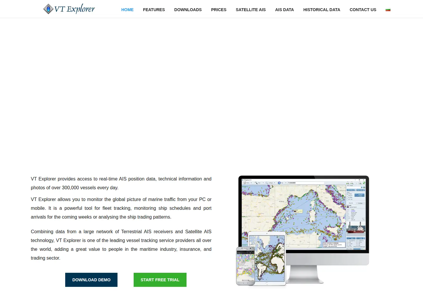 Screenshot of vtexplorer.com