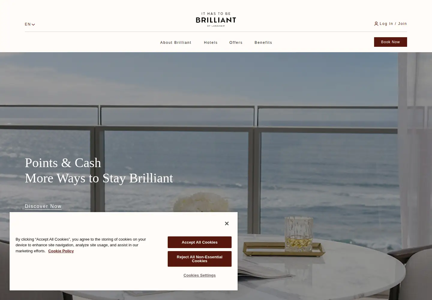 Screenshot of brilliantbylangham.com