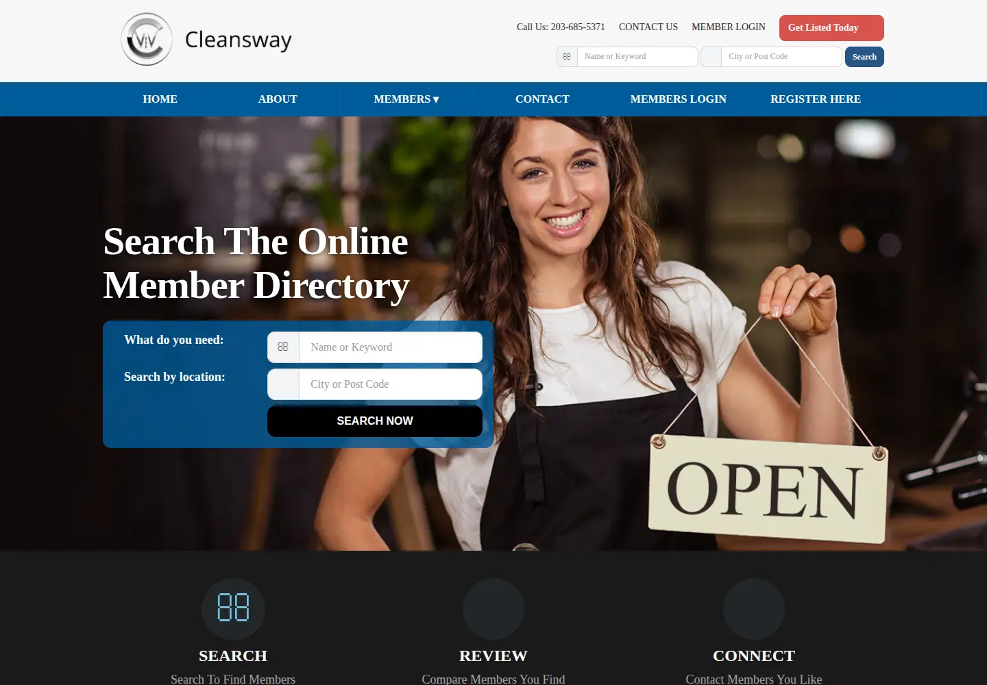 Screenshot of cleansway.com