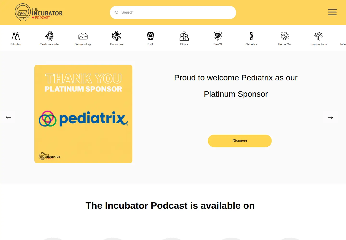 Screenshot of the-incubator.org