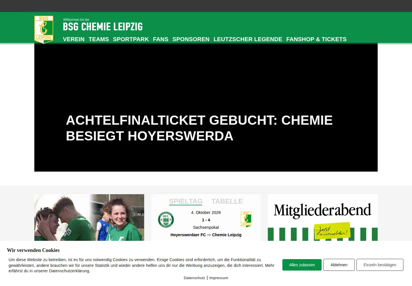 Screenshot of chemie-leipzig.de