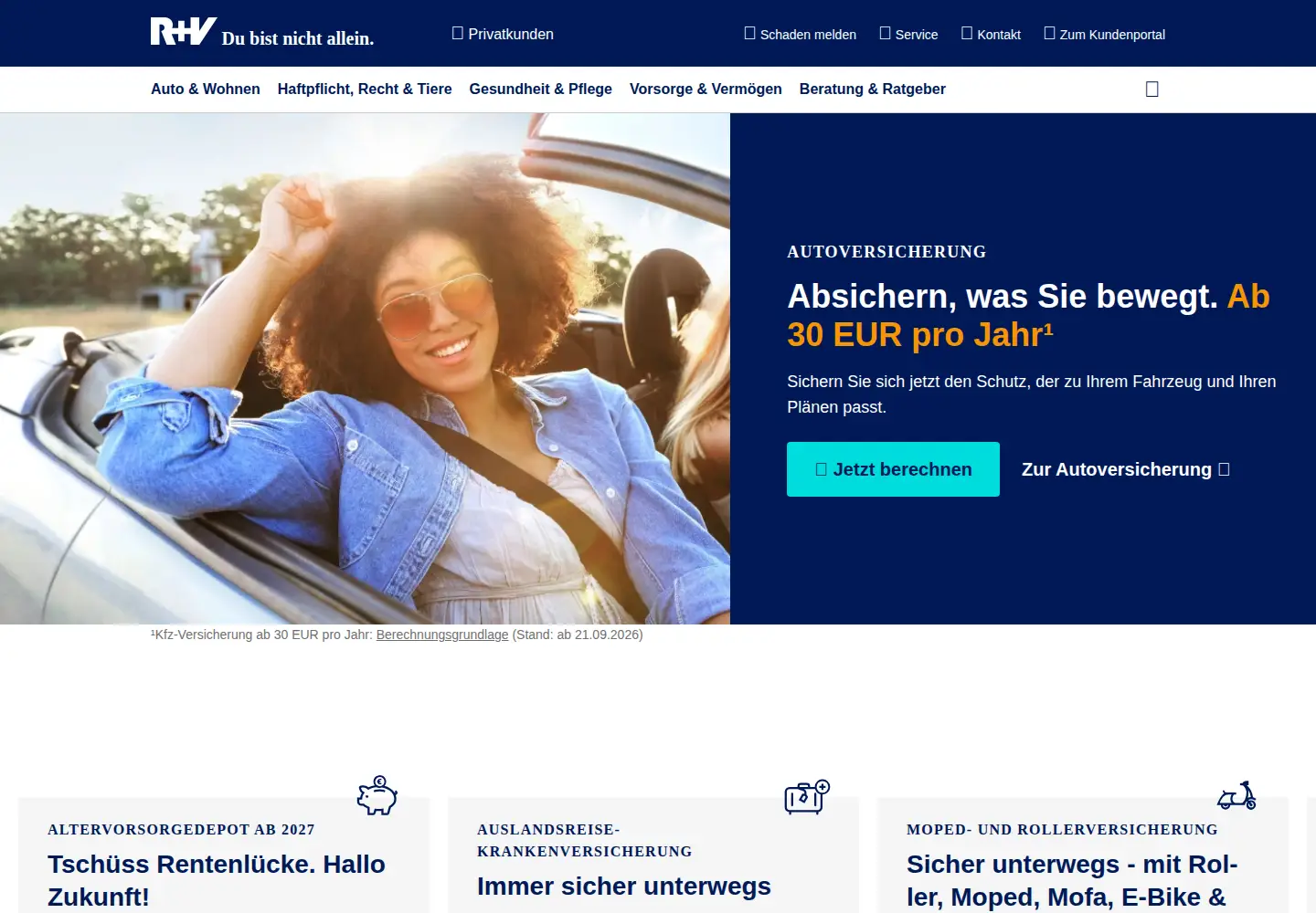Screenshot of ruv.de