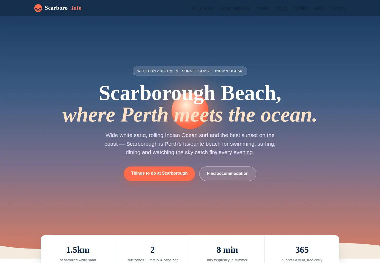 Screenshot of scarboro.info