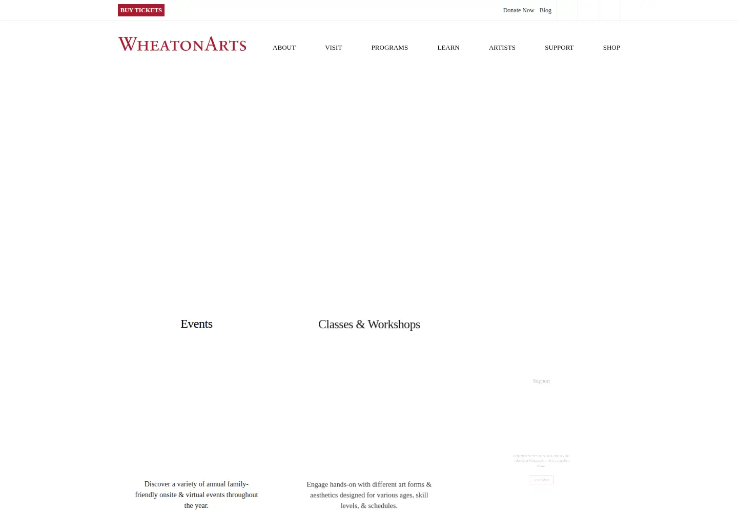 Screenshot of wheatonvillage.org
