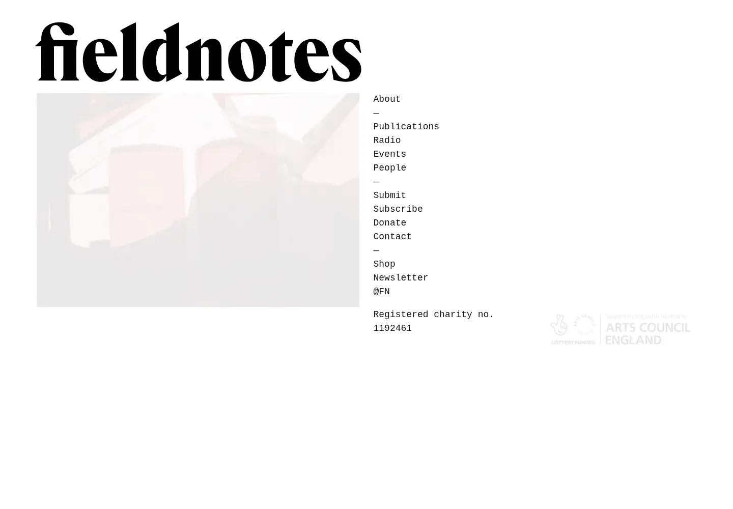 Screenshot of fieldnotes.site