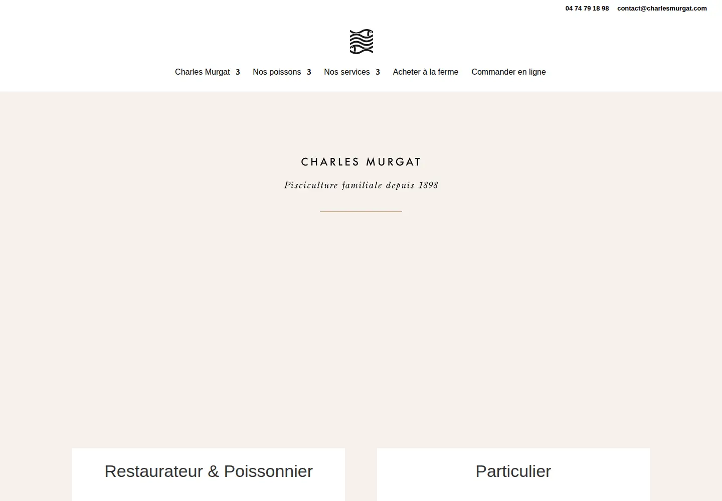Screenshot of charlesmurgat.com