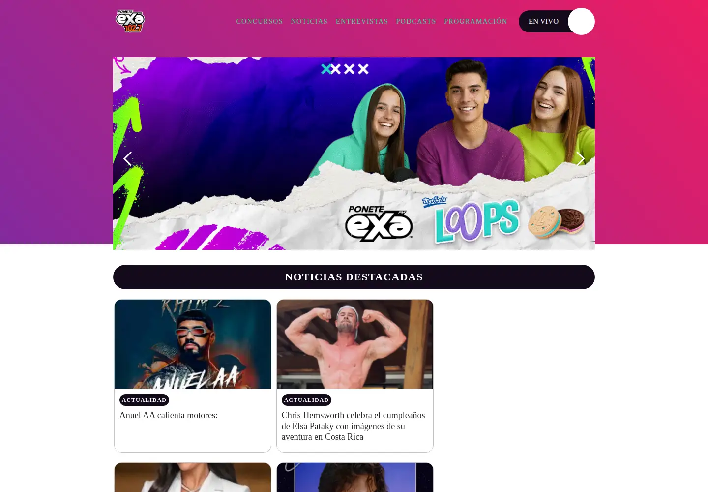 Screenshot of exacr.com