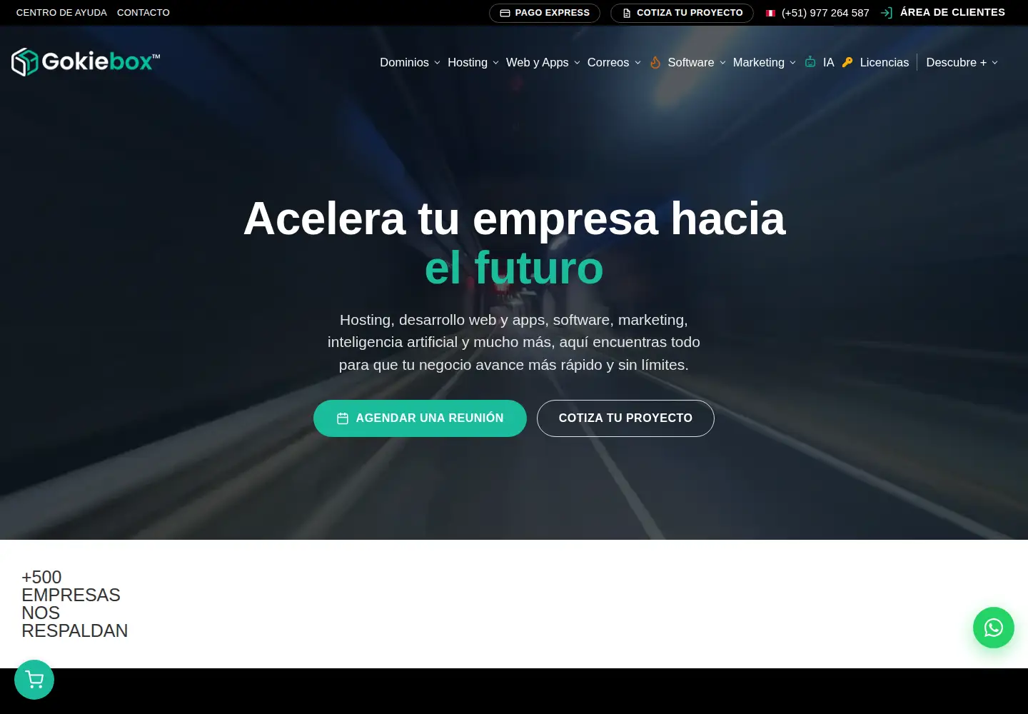 Screenshot of gokiebox.com