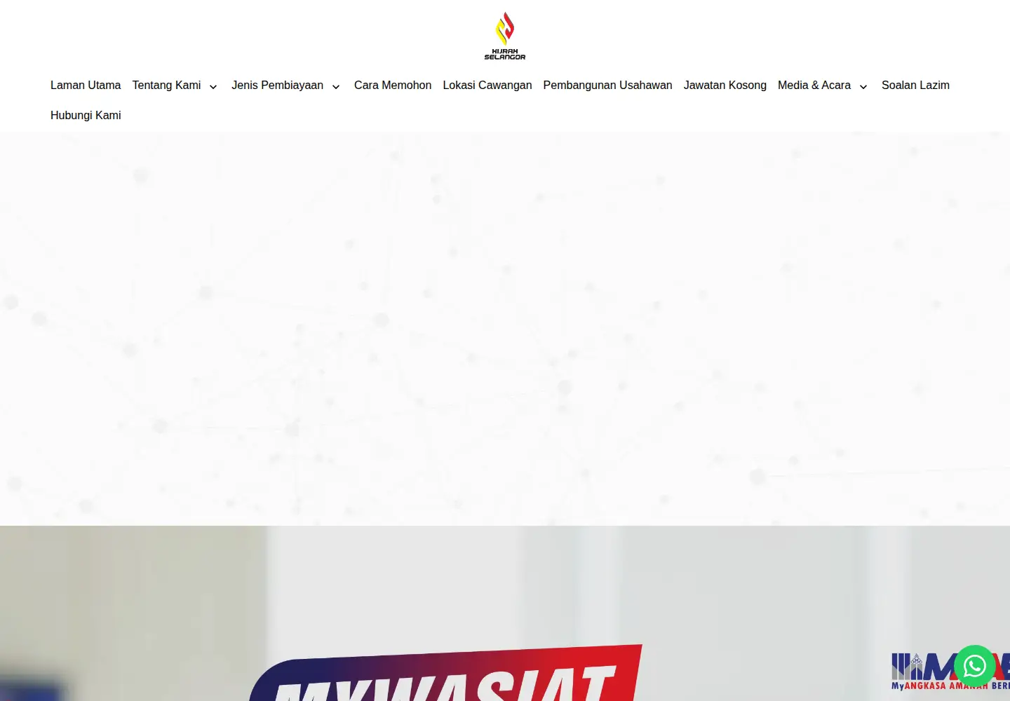 Screenshot of hijrahselangor.com