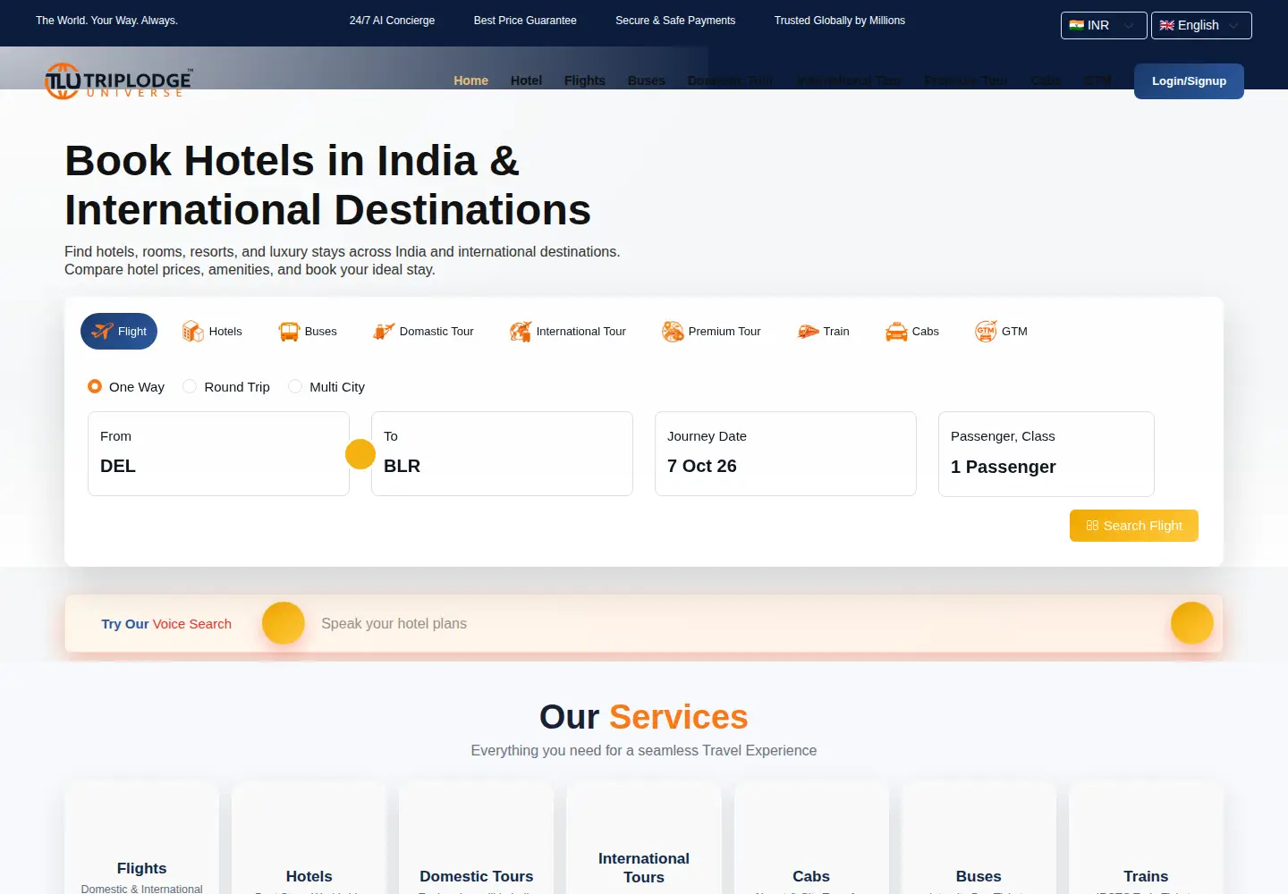 Screenshot of triplodgeuniverse.com