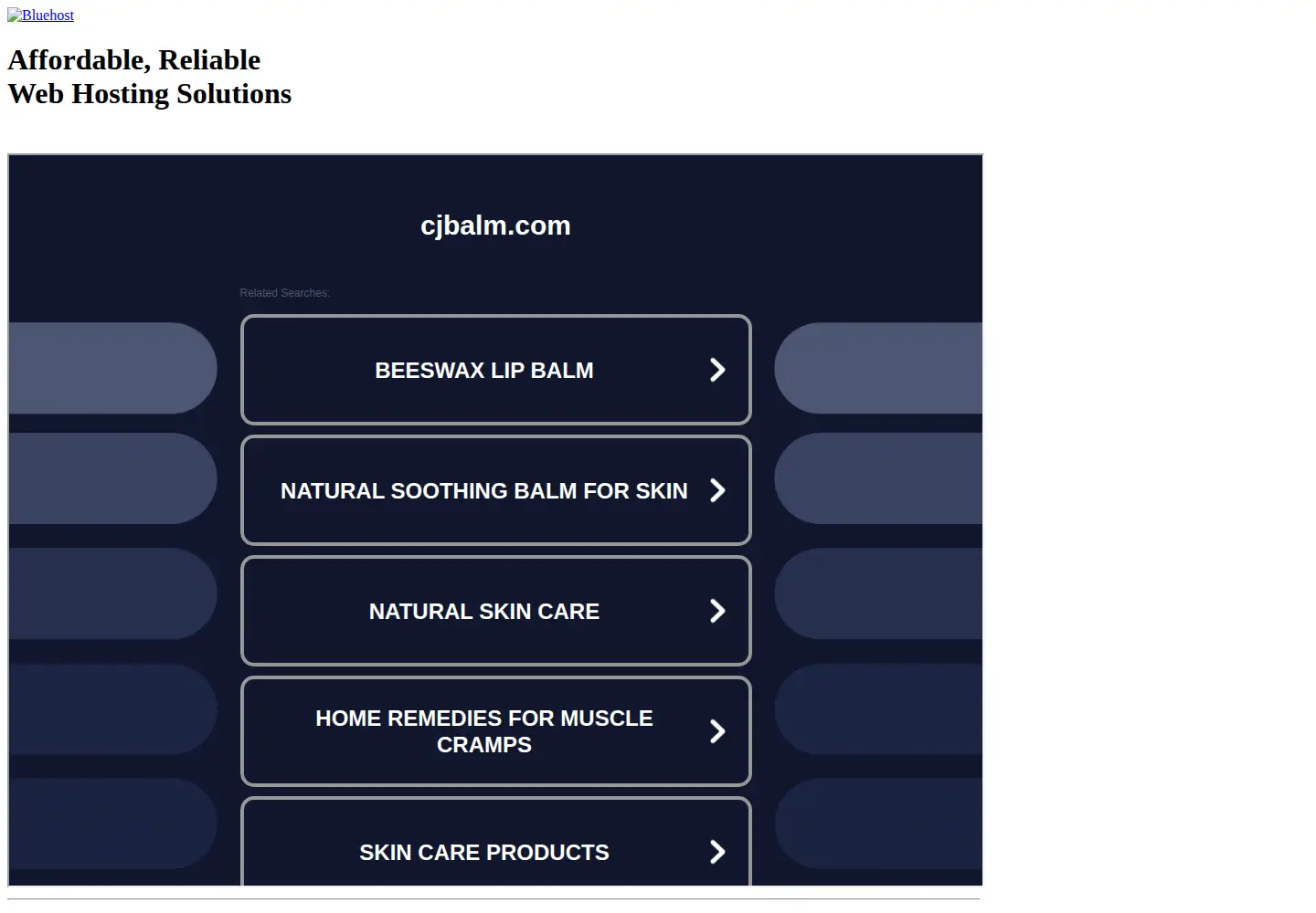 Screenshot of cjbalm.com