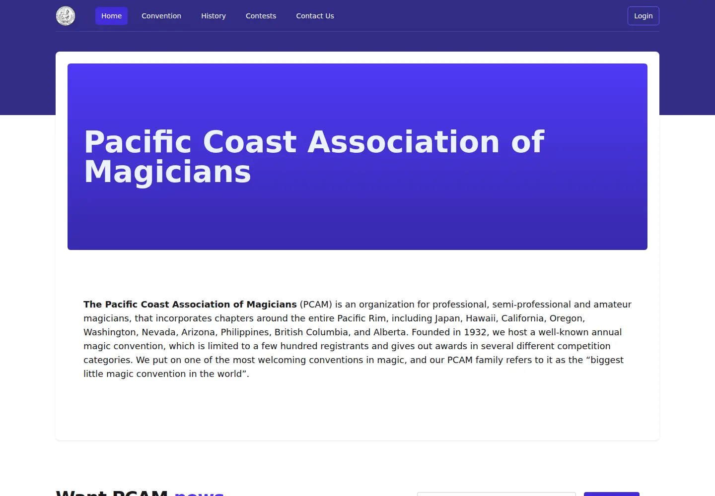 Screenshot of pcammagic.com
