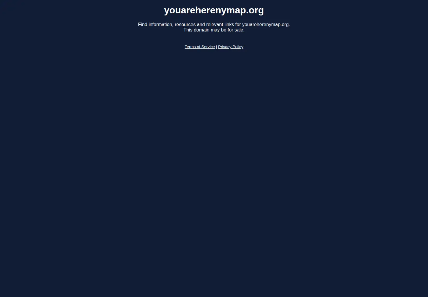 Screenshot of youareherenymap.org