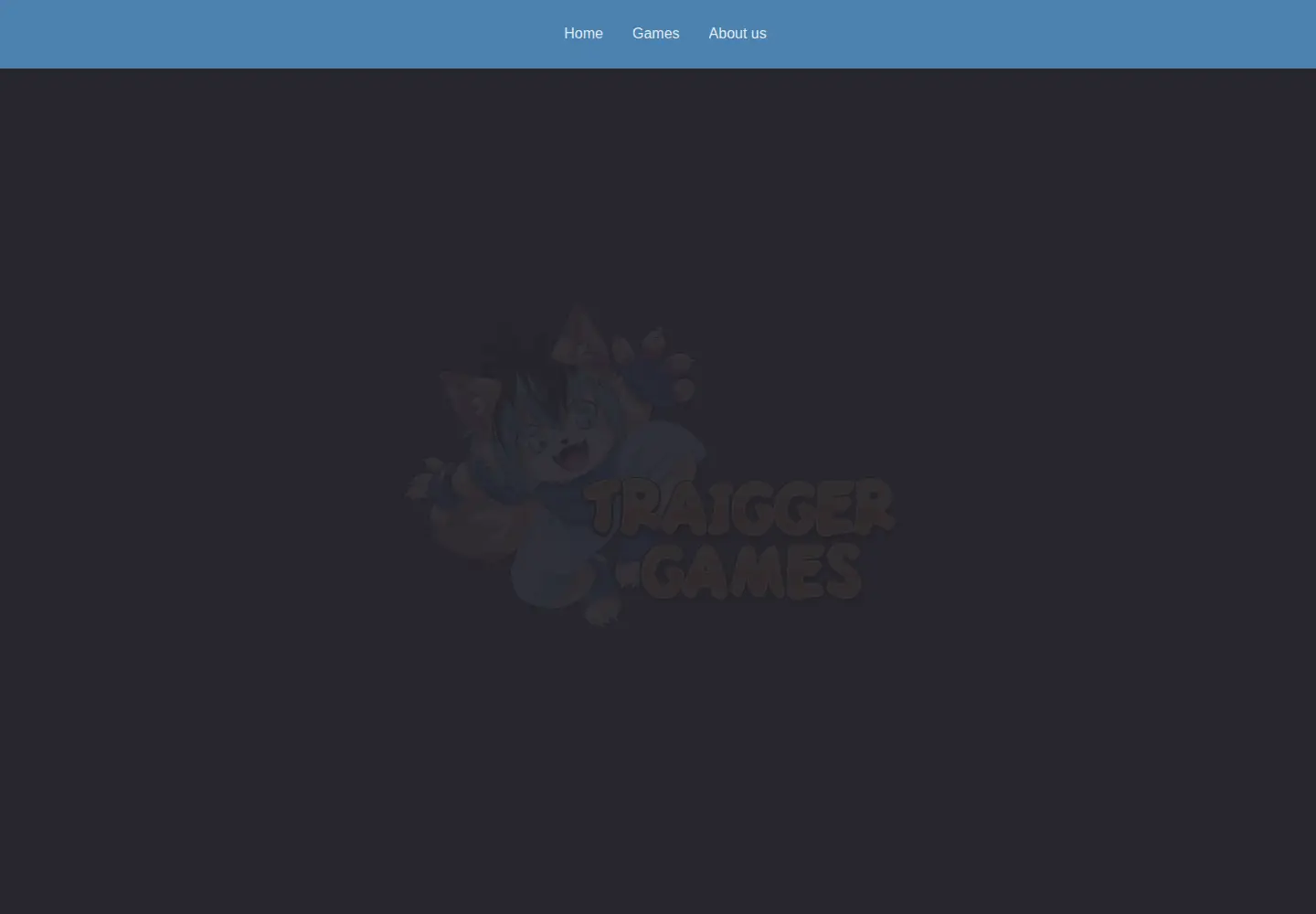 Screenshot of traiggergames.com