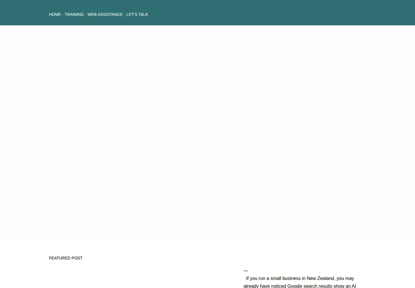 Screenshot of webmarketingnz.com