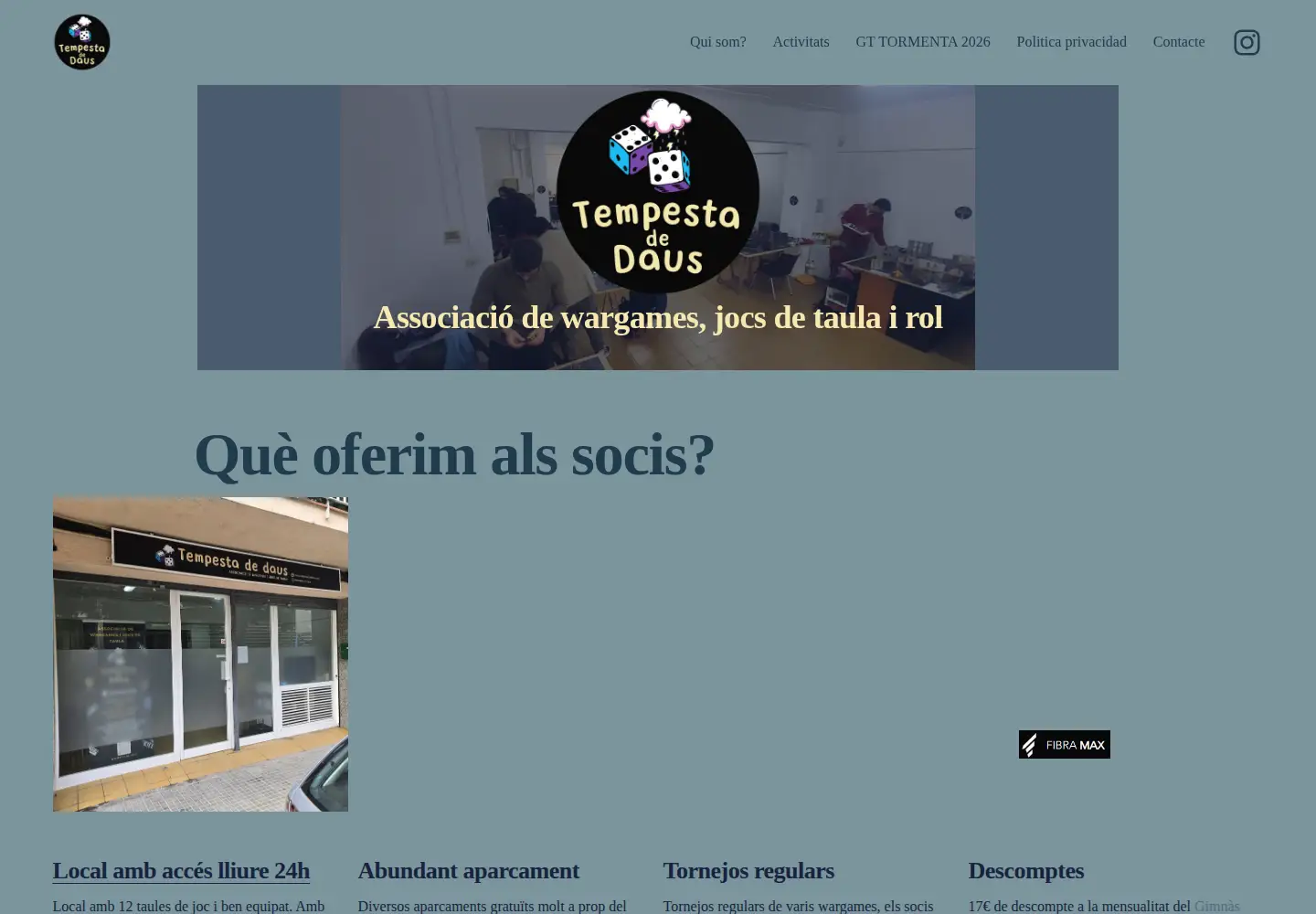 Screenshot of tempestadedaus.org