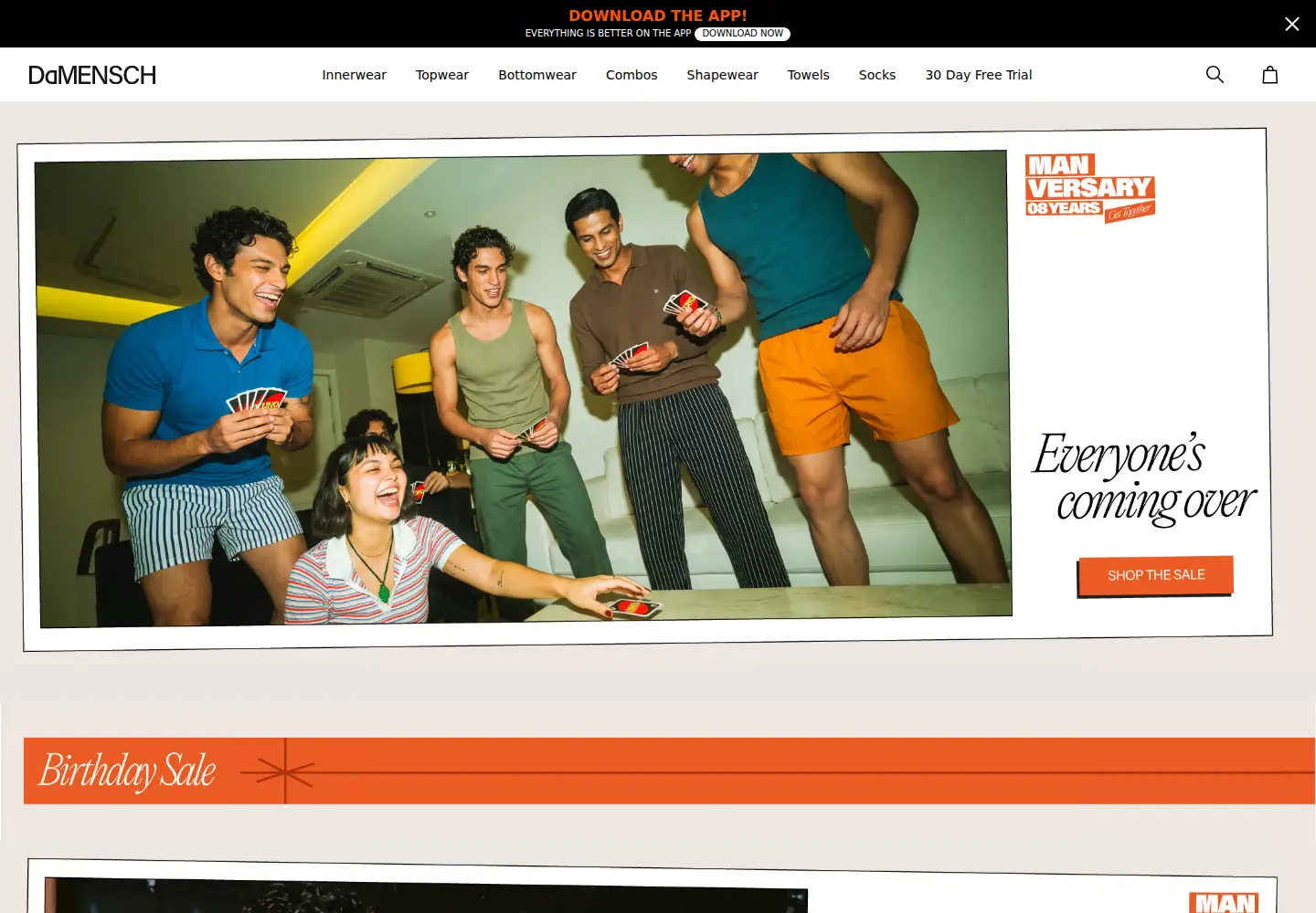Screenshot of damensch.com
