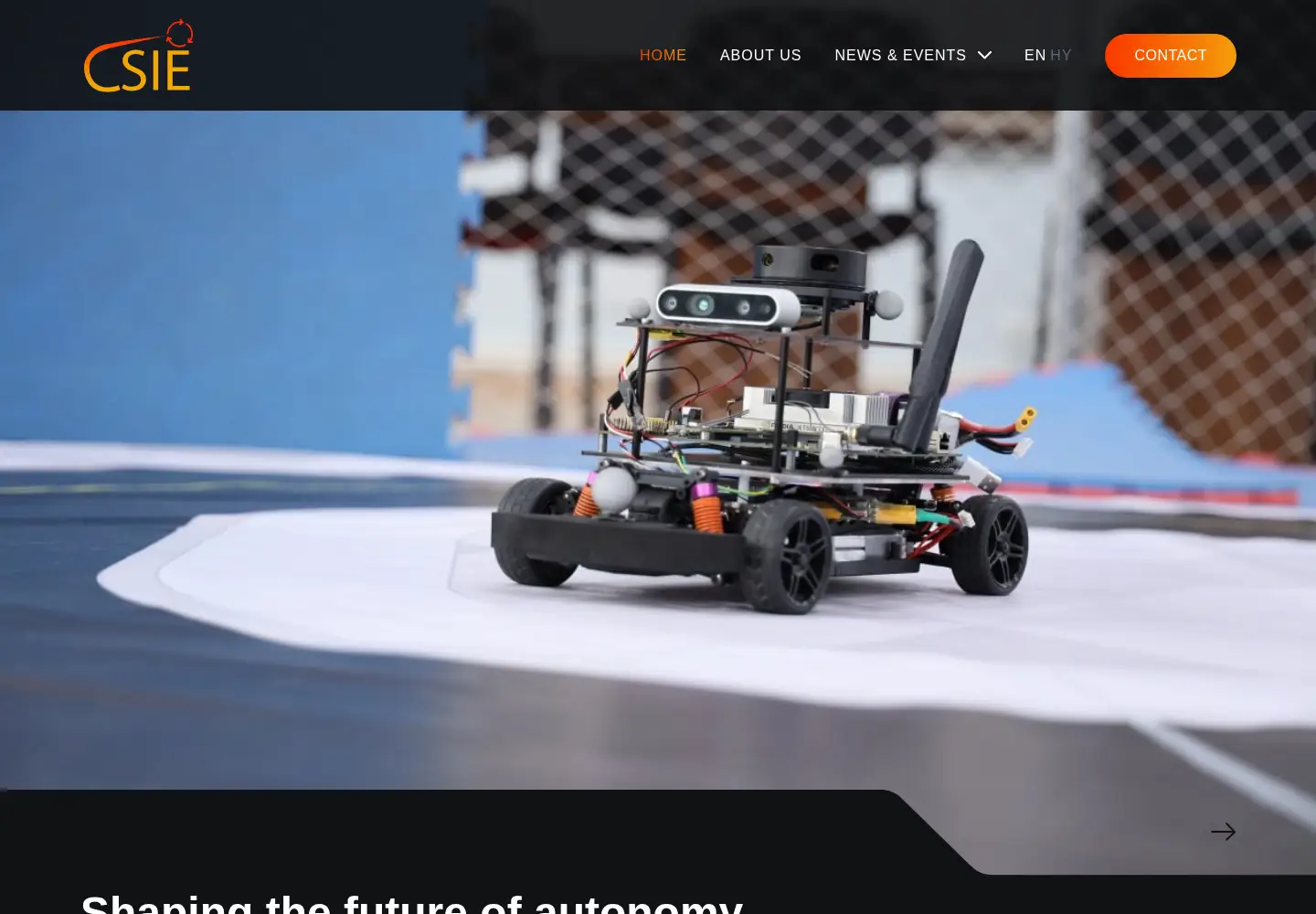 Screenshot of csiefoundation.am