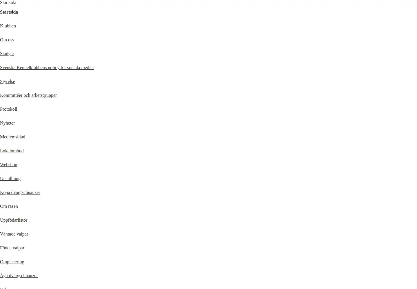 Screenshot of dvargschnauzer.se