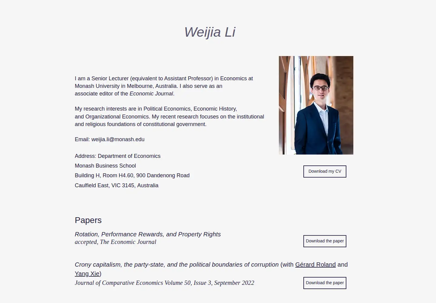 Captured homepage of weijiali.org in the current scan