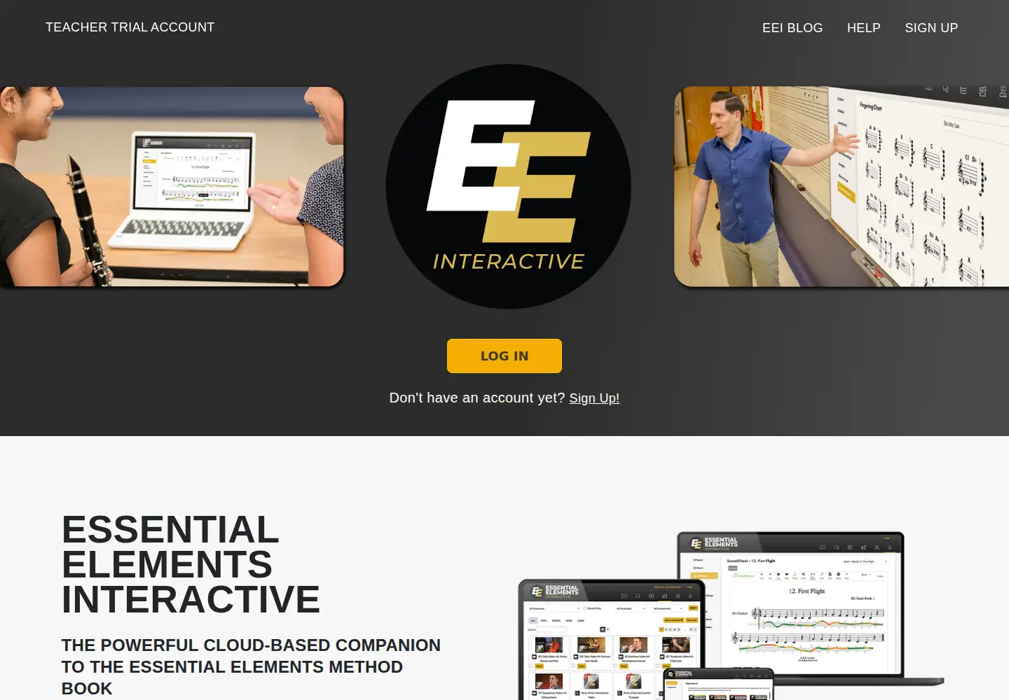 Screenshot of essentialelementsinteractive.com