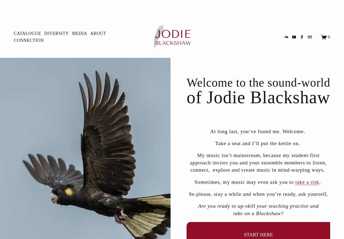 Screenshot of jodieblackshaw.com