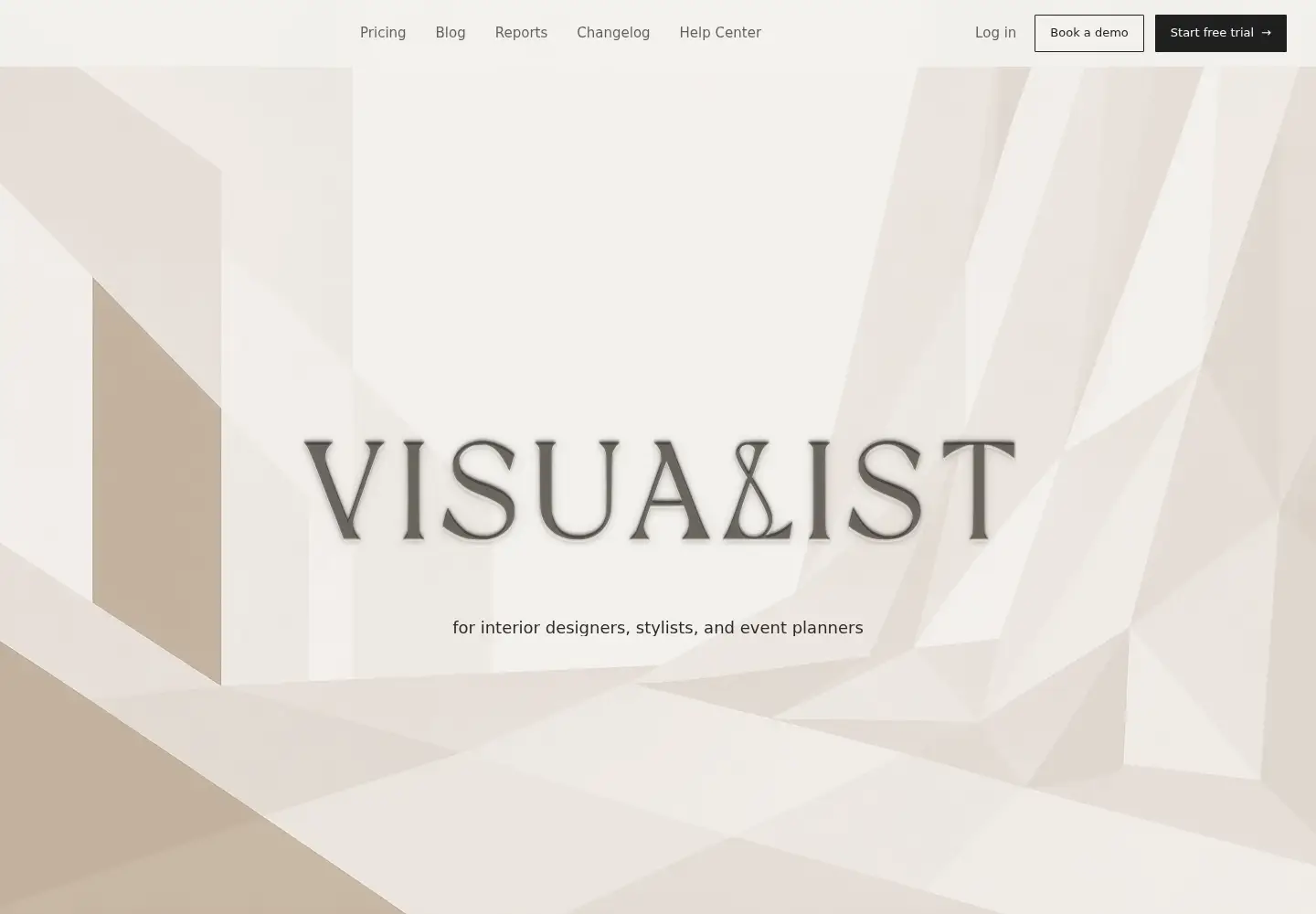 Screenshot of visualistapp.com