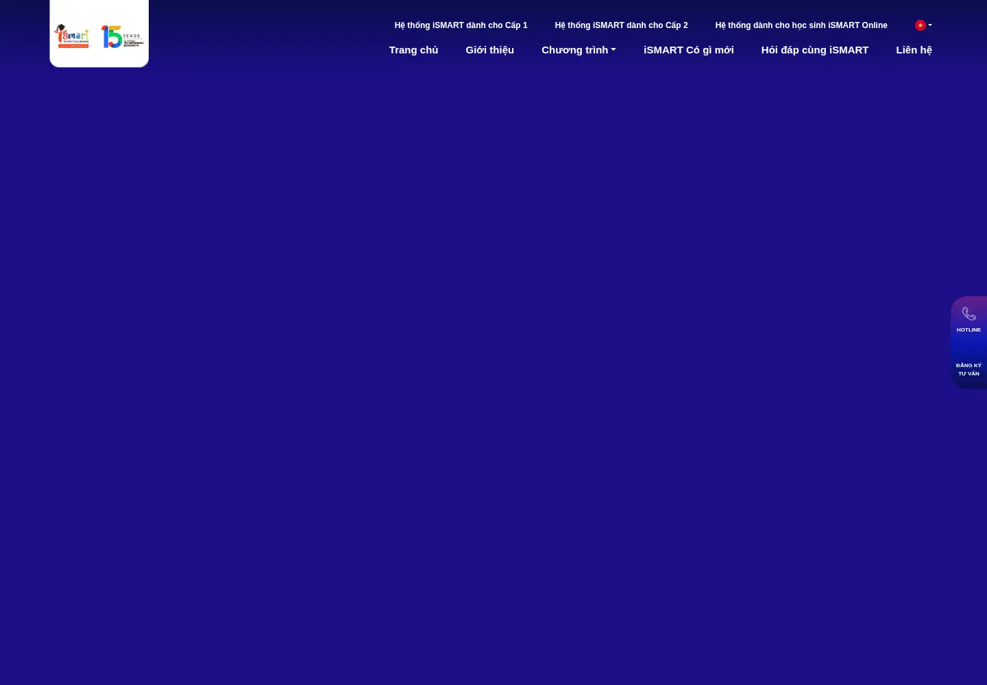 Screenshot of ismart.edu.vn