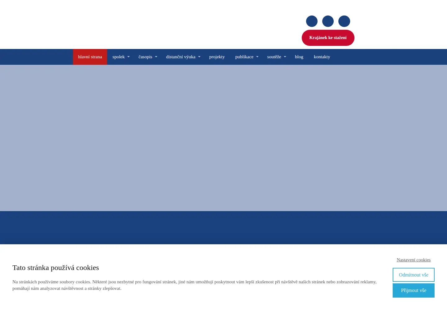 Screenshot of krajanekvesvete.cz