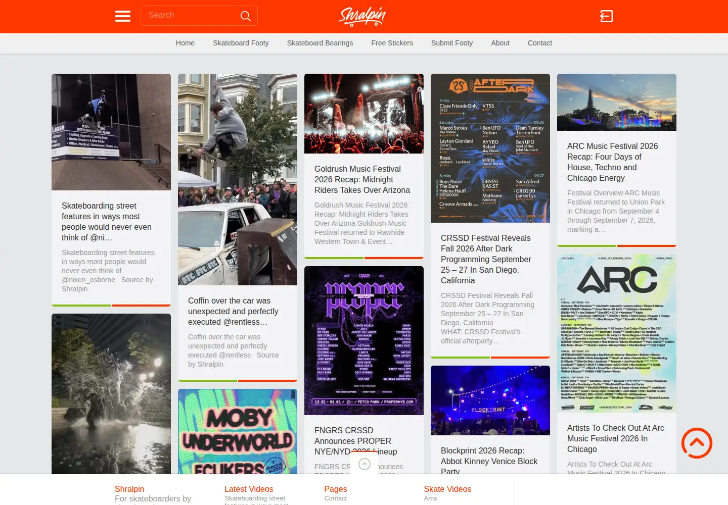 Screenshot of shralpin.com