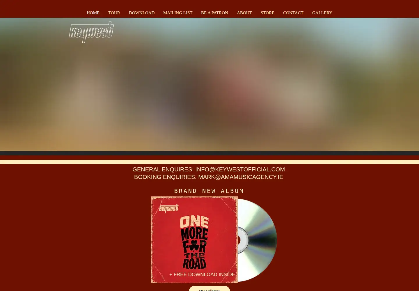 Screenshot of keywestofficial.com
