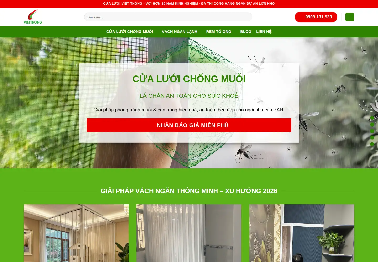 Screenshot of cualuoivietthong.vn