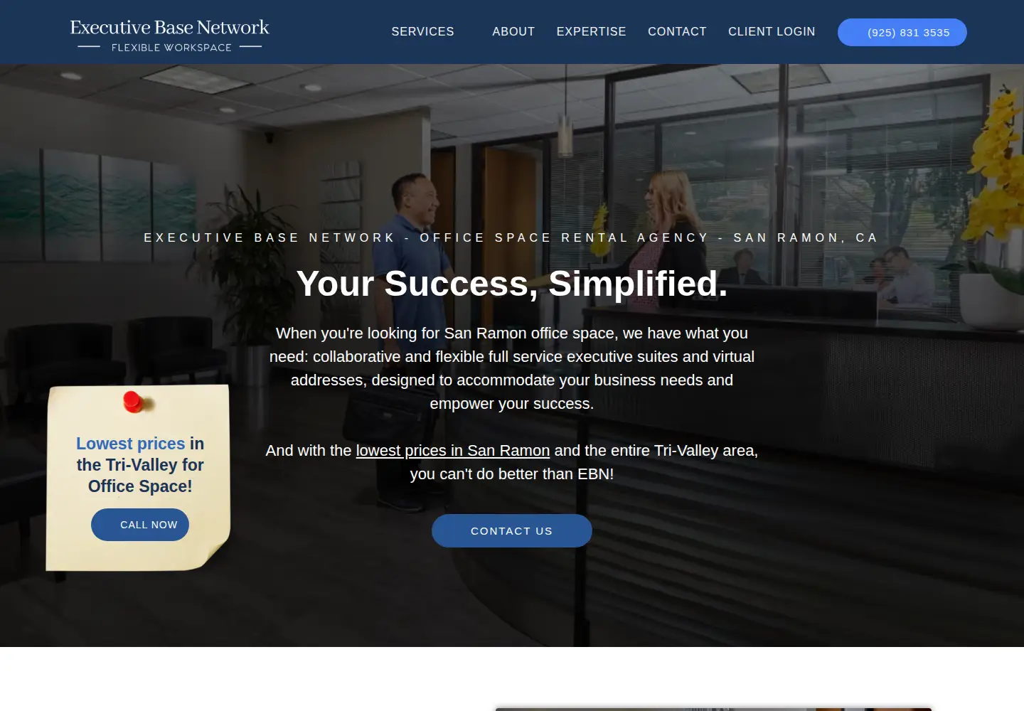 Screenshot of executivebasenetwork.com