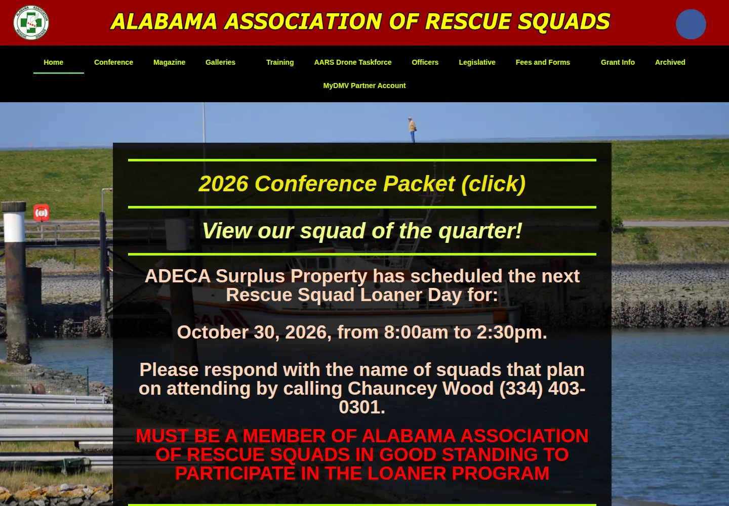 Screenshot of alars.org
