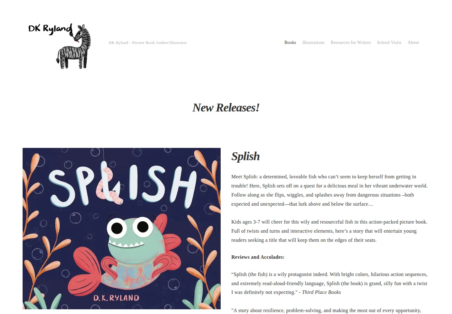 Screenshot of dkryland.com