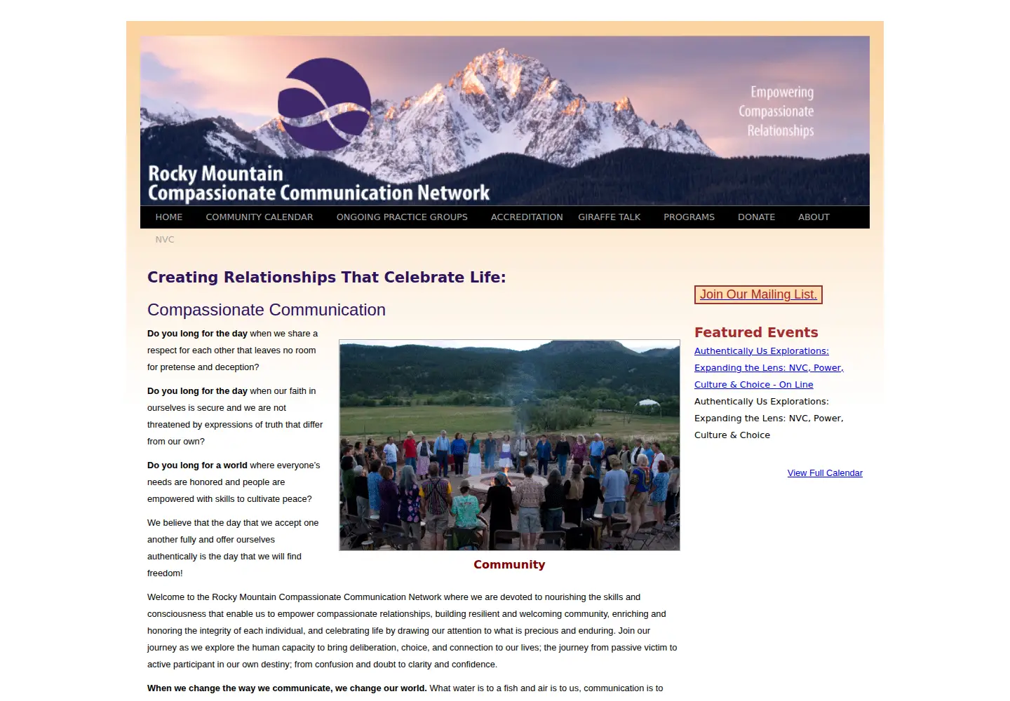 Screenshot of rmccn.org