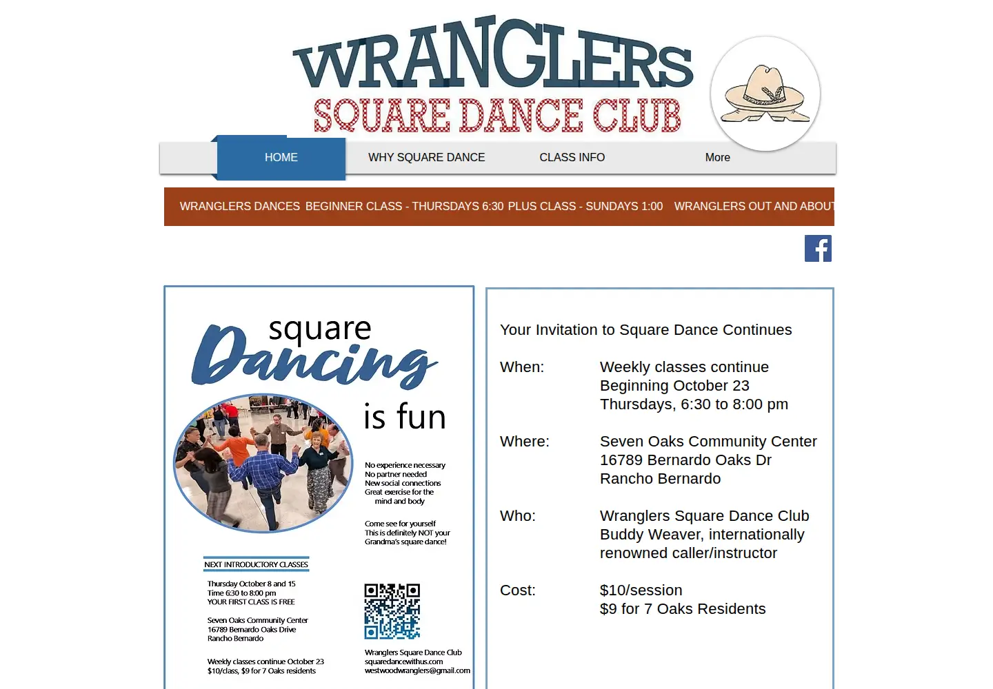 Screenshot of thewranglers.org