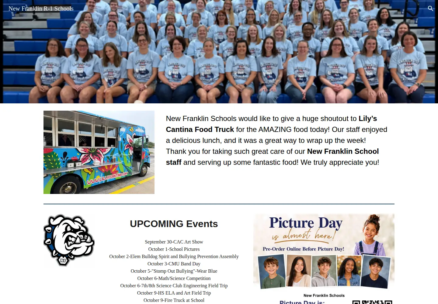 Captured homepage of nfranklin.k12.mo.us in the current scan
