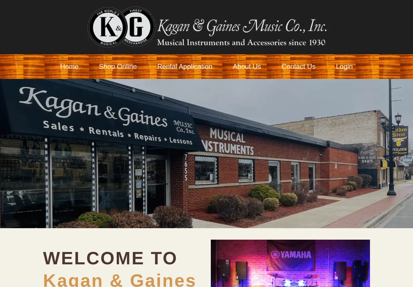Screenshot of kaganandgaines.com