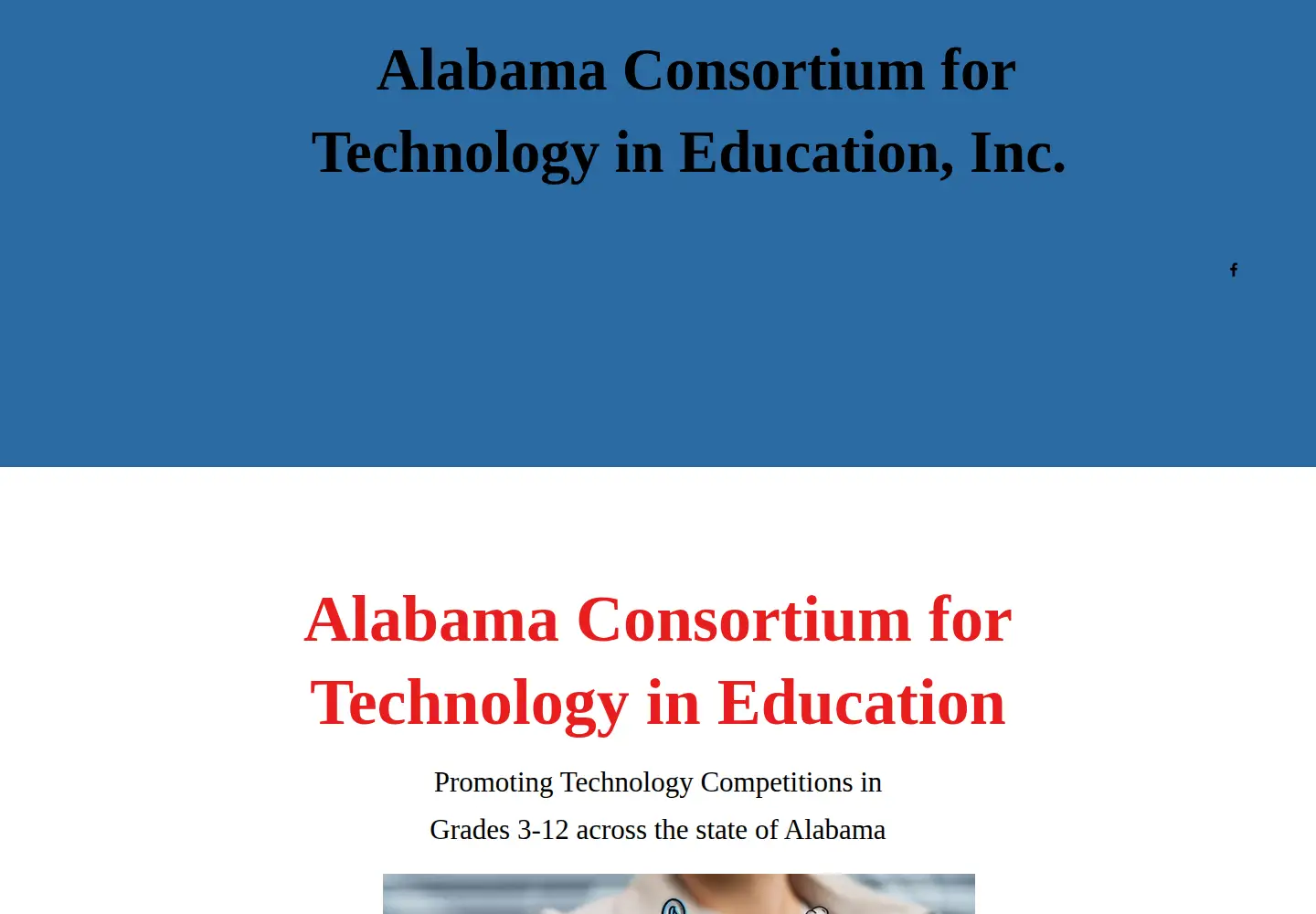 Captured homepage of alabamaconsortiumfortechnologyineducation.org in the current scan