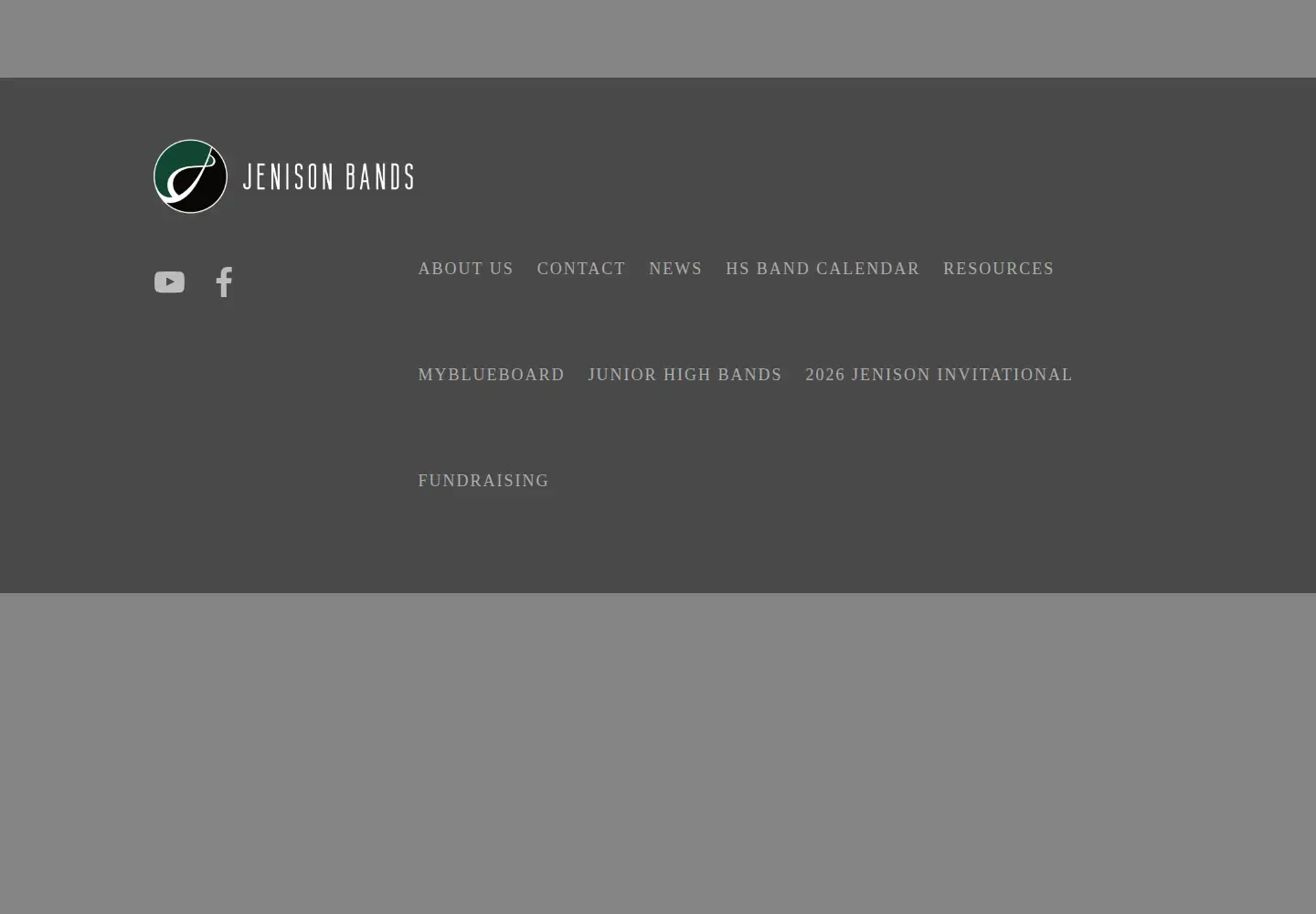 Screenshot of jenisonbands.org
