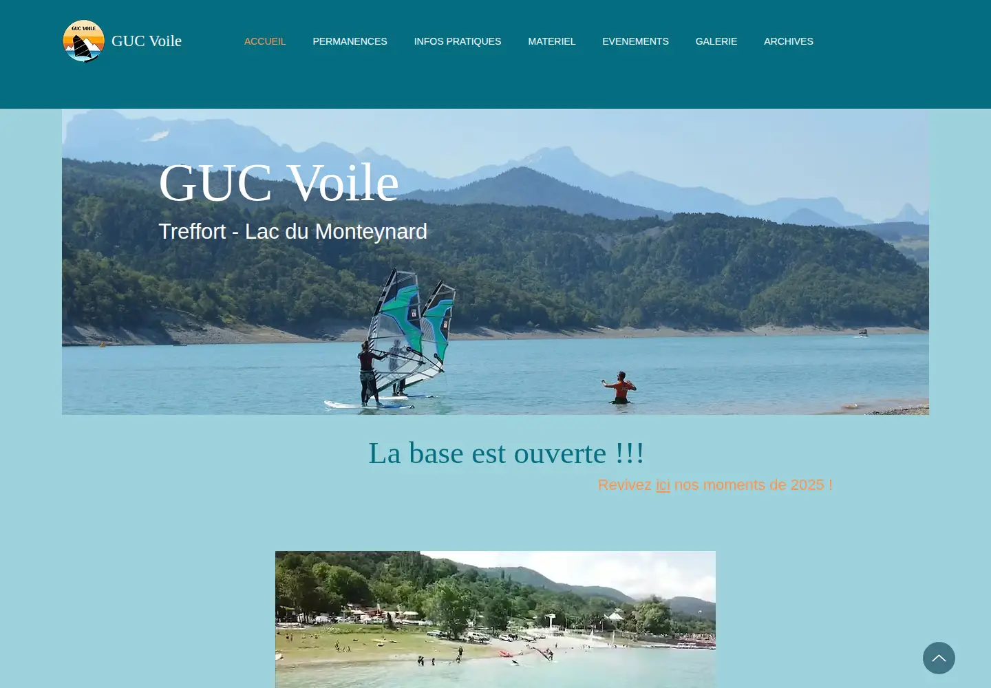 Captured homepage of guc-voile.com in the current scan